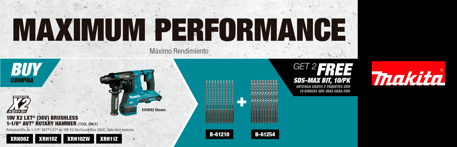 Makita: MAXIMUM PERFORMANCE